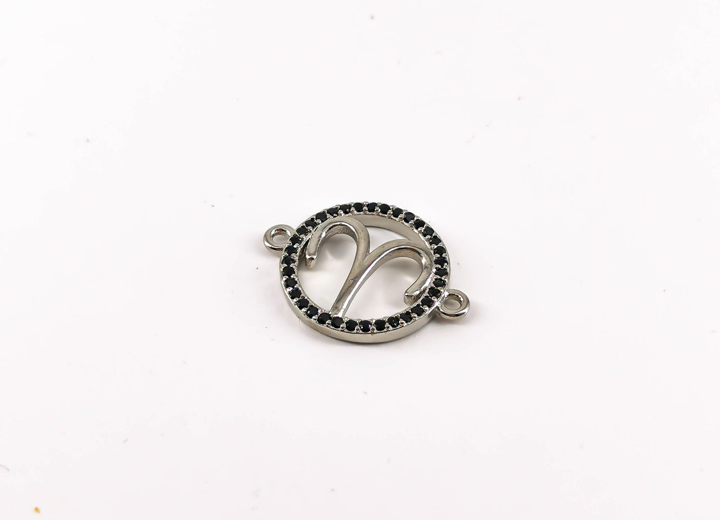 Zirconia #117 Signo Zodiacal Aries (Dije/Enlazador)