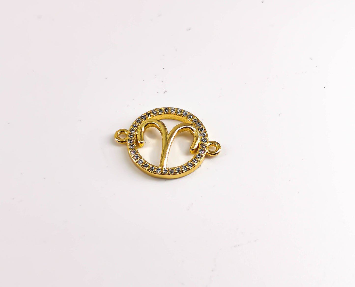 Zirconia #117 Signo Zodiacal Aries (Dije/Enlazador)