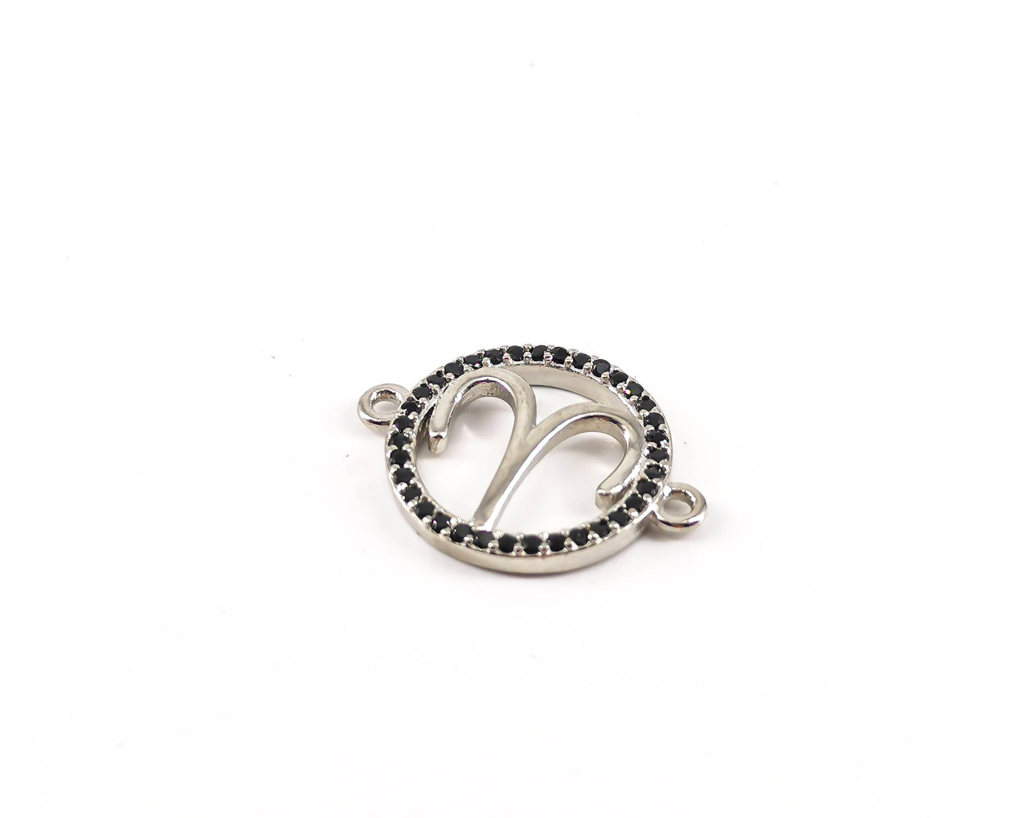 Zirconia #117 Signo Zodiacal Aries (Dije/Enlazador)