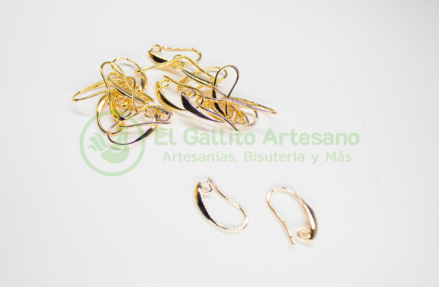 #159 Chapa de Oro - Arillo Grande Con Argolla (Pieza)