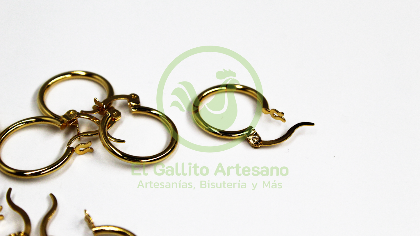 #180 Chapa de Oro - Arracada #1 (PIEZA)