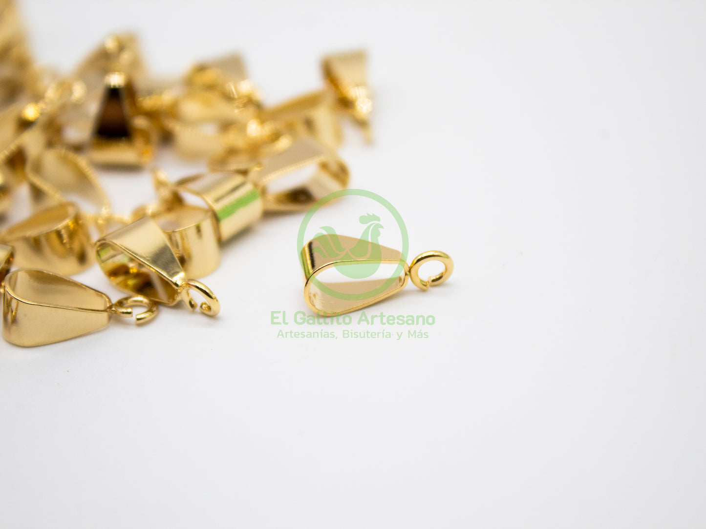 #213 Chapa de Oro - Pasa cadena 2 (Porta Dije)