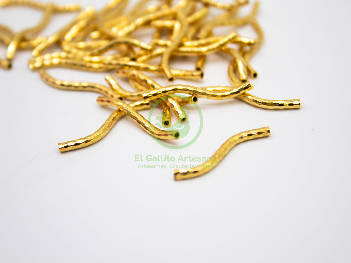 #220 Chapa de Oro - Tubo Separador Ondulado 21Mm