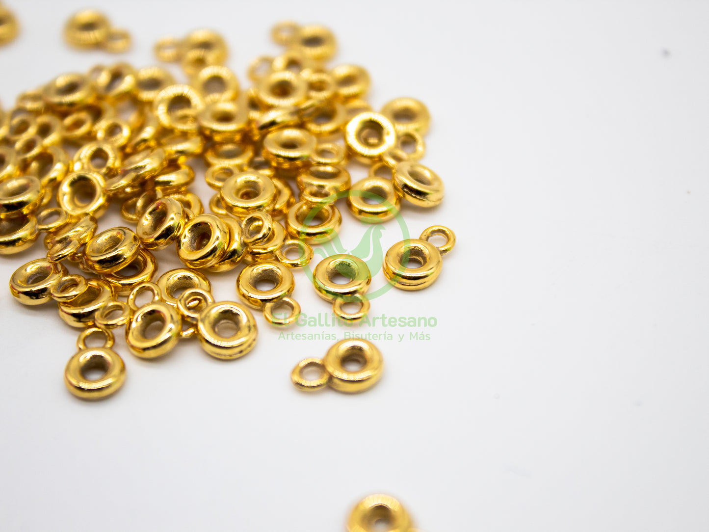 #379 Chapa de Oro - Separador Dona Con Argolla