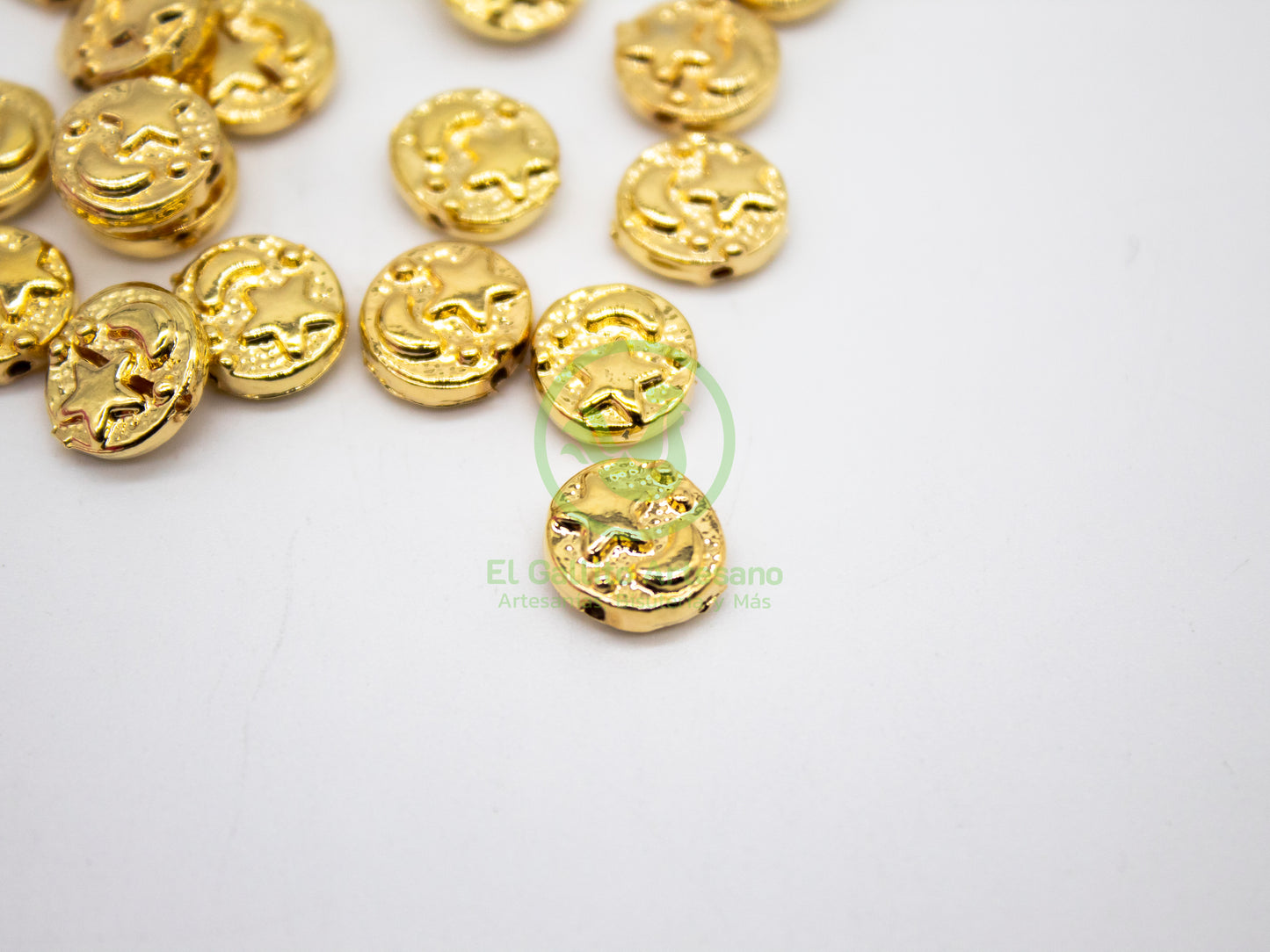 #429 Chapa de Oro - Separador Luneta Luna Y Estrella