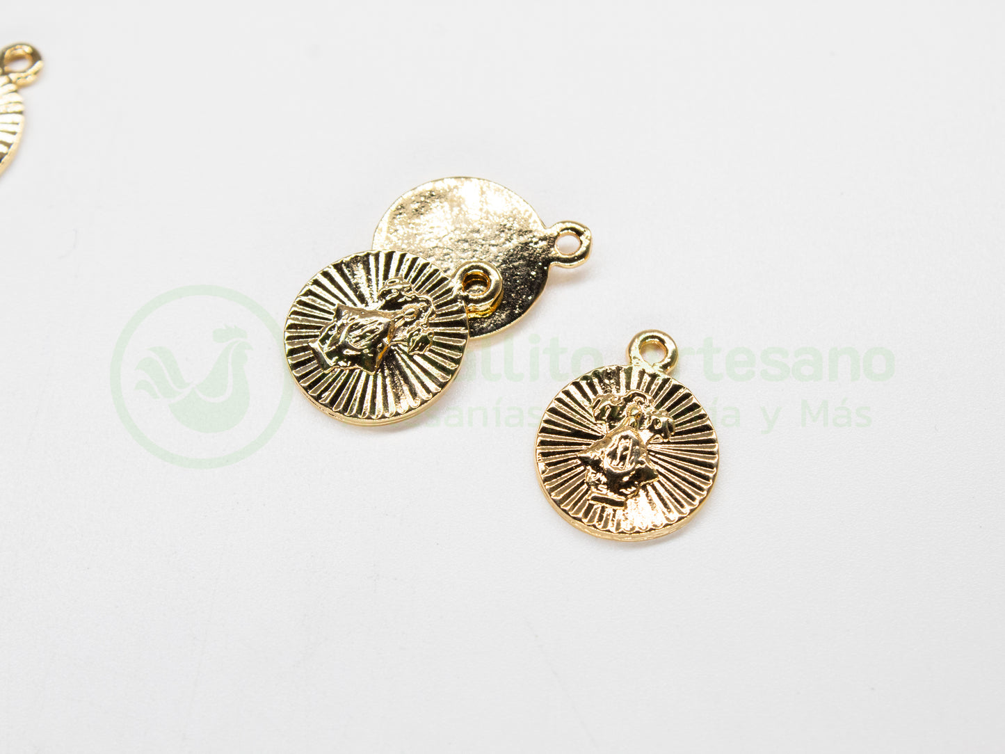 #454 Chapa de Oro - Dije Virgen San Juan de los Lagos NUEVO