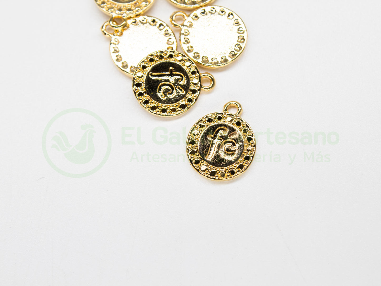 #460 Chapa de Oro - Medalla "FÉ" (PIEZA)