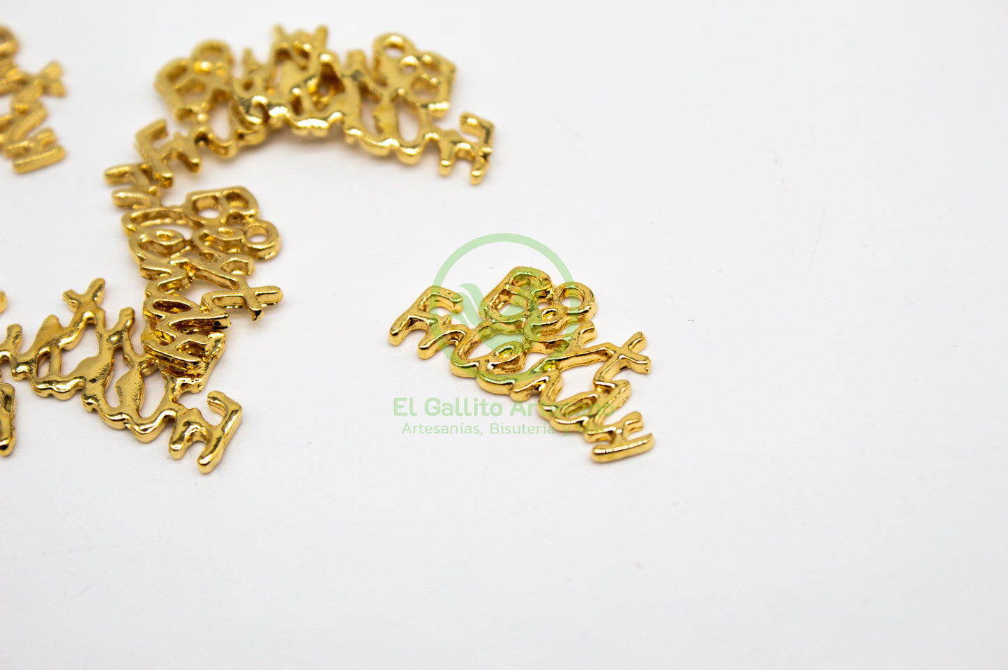 #543 Chapa de Oro - Dije Best Friends (PIEZA)