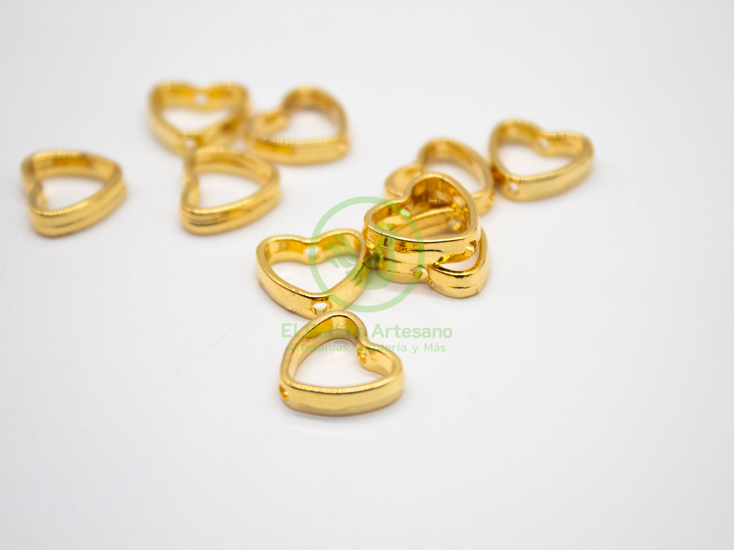 #397 Chapa de Oro - Separador Corazón Silueta