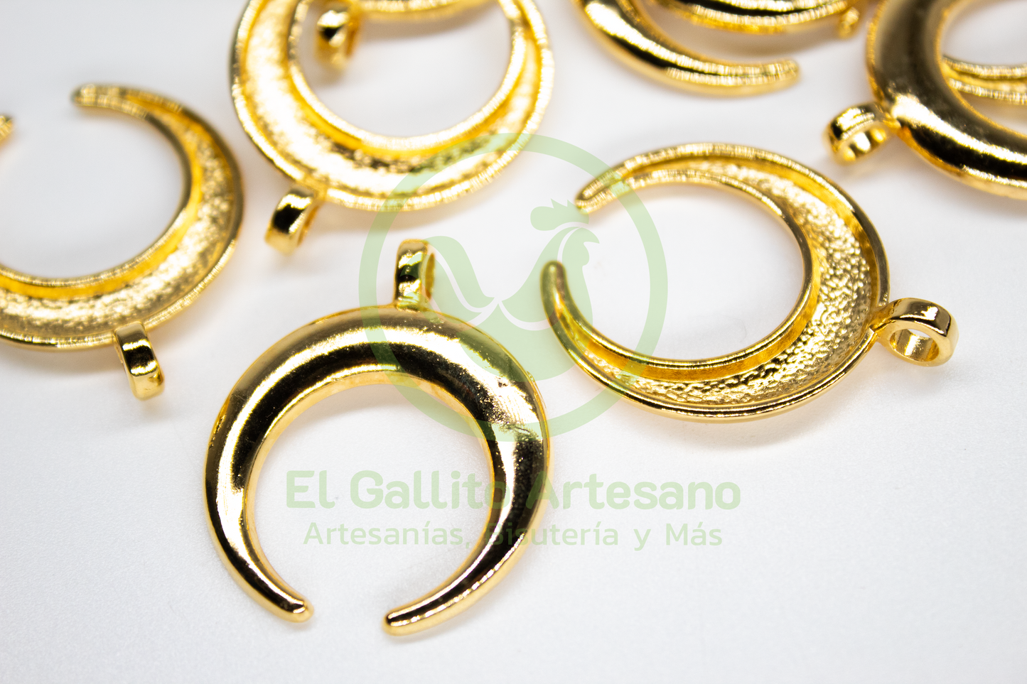 #602 Chapa de Oro - Dije Luna Grande (PIEZA) (NUEVO)