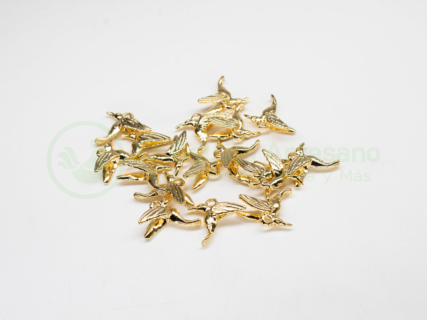 #651 Chapa de Oro - Dije Colibrí 3D (PIEZA)
