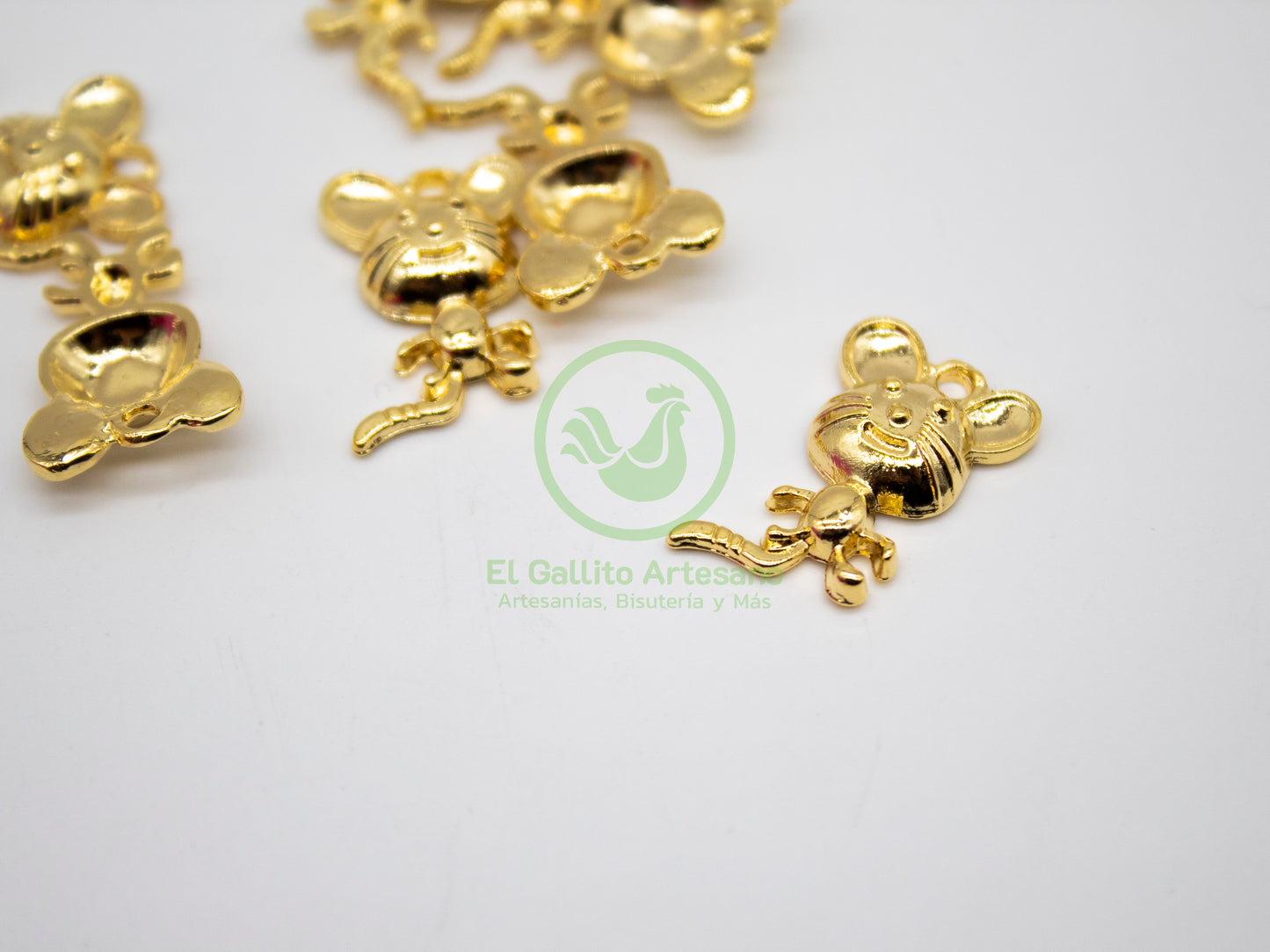 #706 Chapa de Oro - Dije Ratón (PIEZA)
