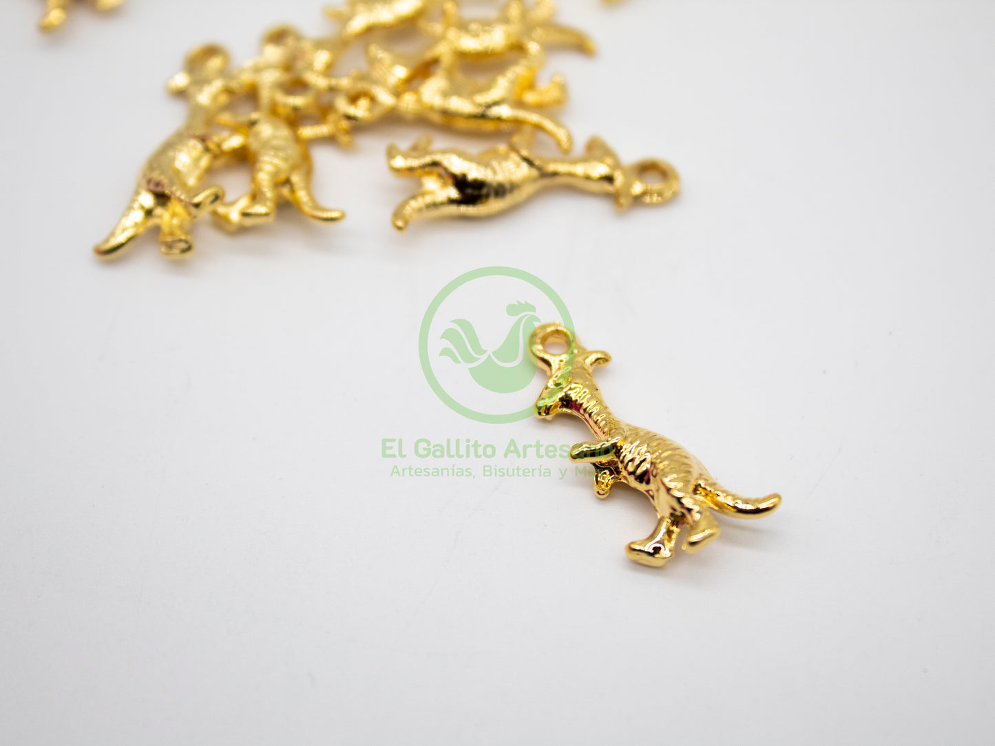 #709 Chapa de Oro - Dije Dinosaurio (PIEZA)