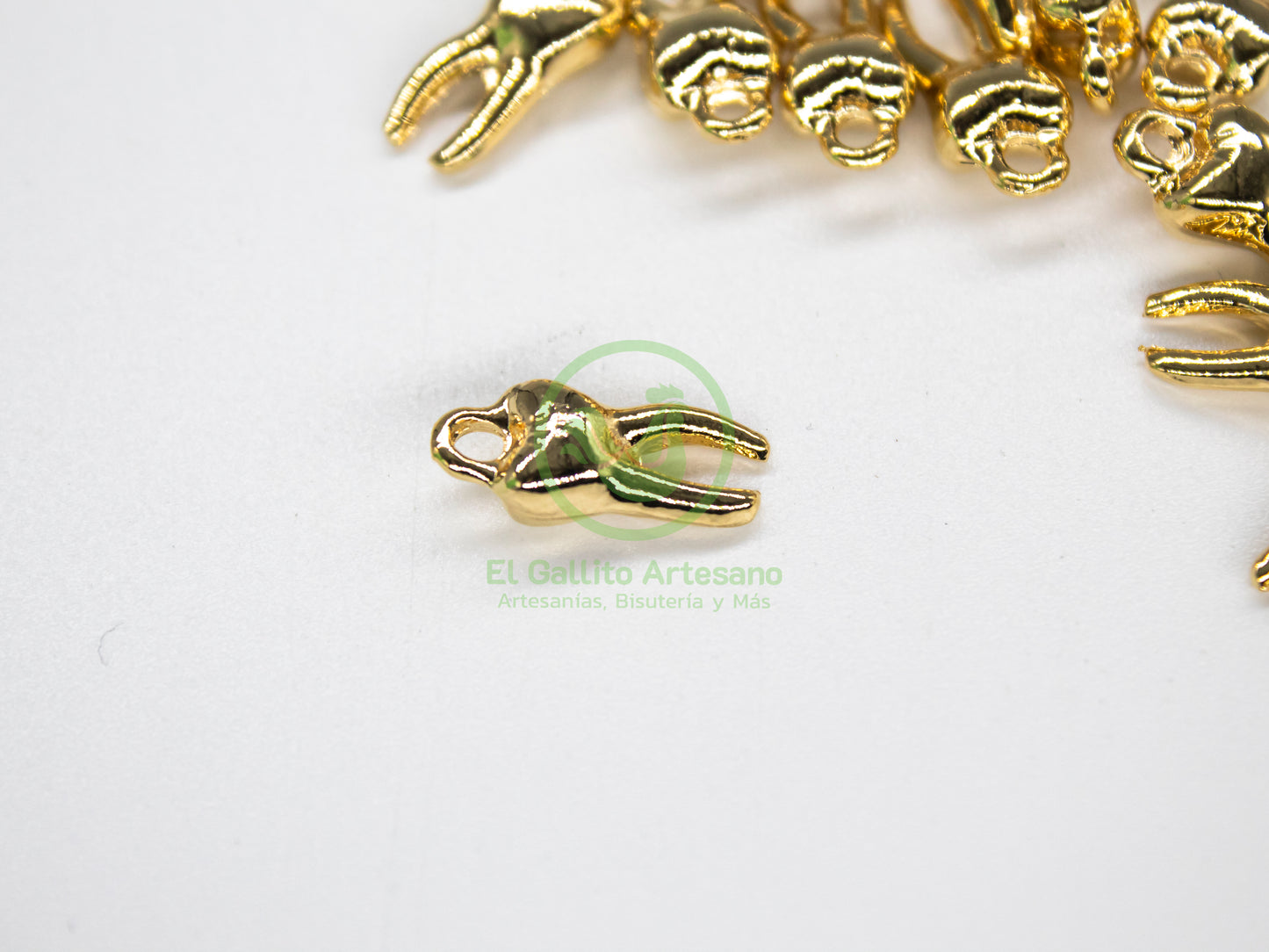 #727 Chapa de Oro - Dije Diente (PIEZA)