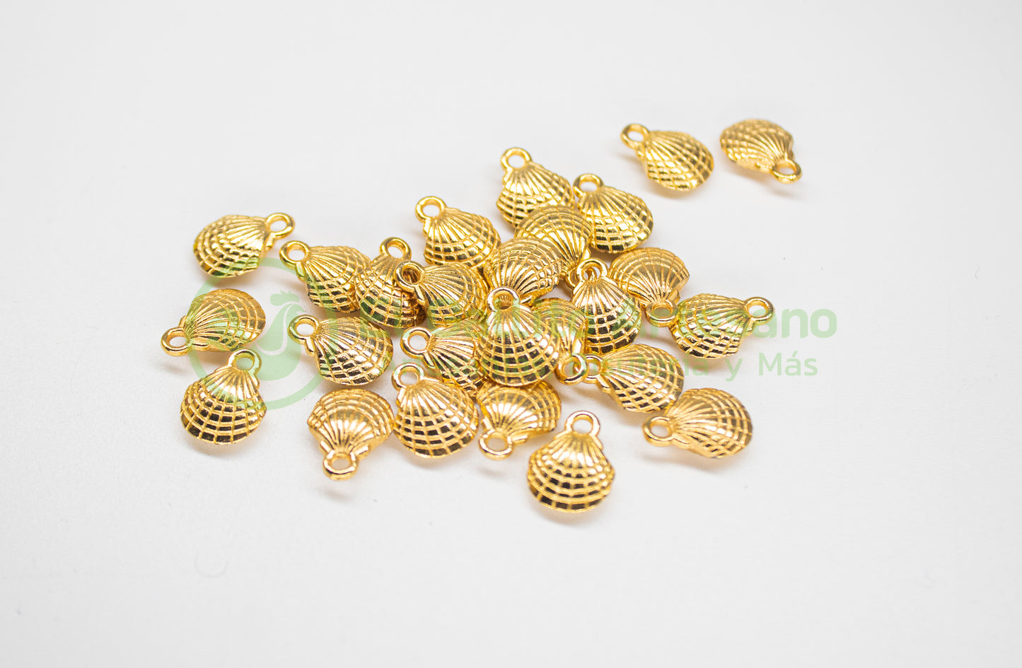 #876 Chapa de Oro - Dije Almeja (PIEZA)