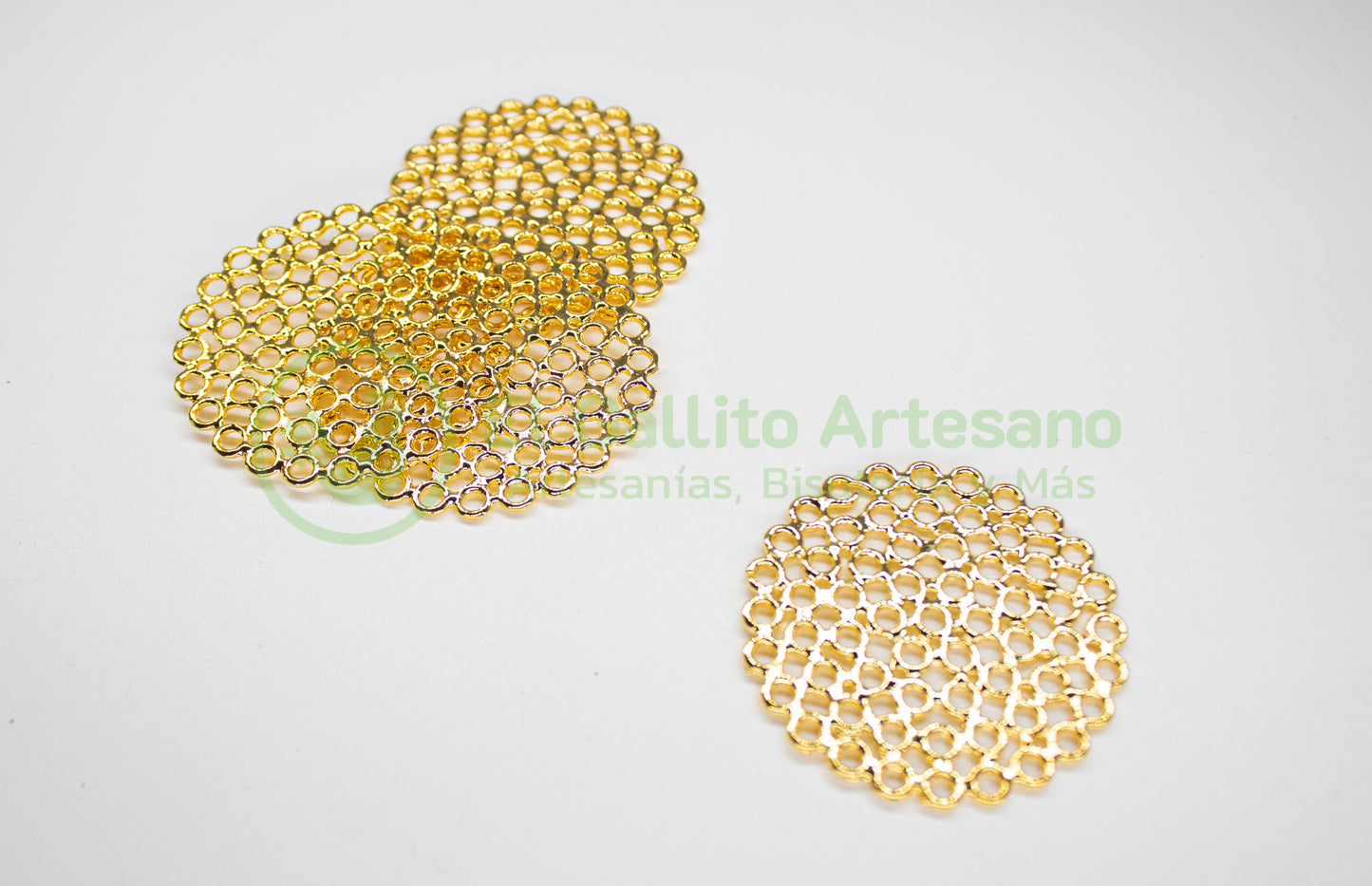 #903 Chapa de Oro - Círculos (PIEZA)