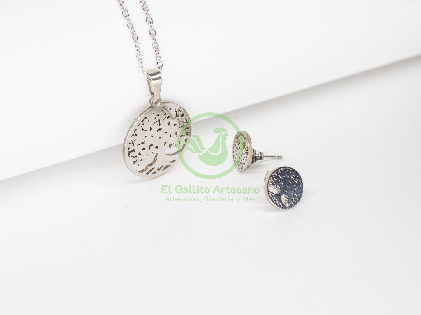 Collar Acero #08 - Árbol De La Vida