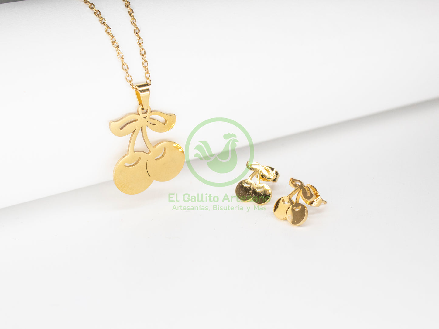 Collar Acero #10 - Cereza