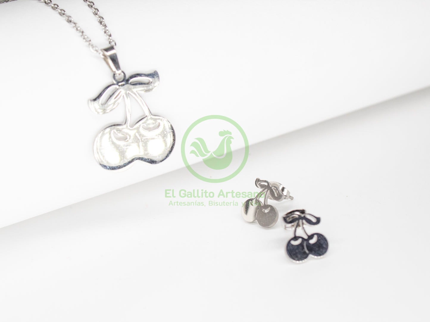 Collar Acero #10 - Cereza