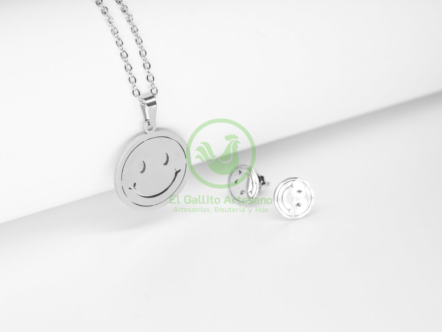 Collar Acero #13 - Cara Feliz