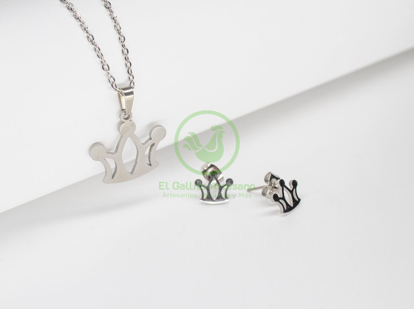 Collar Acero #25 - Corona Rey