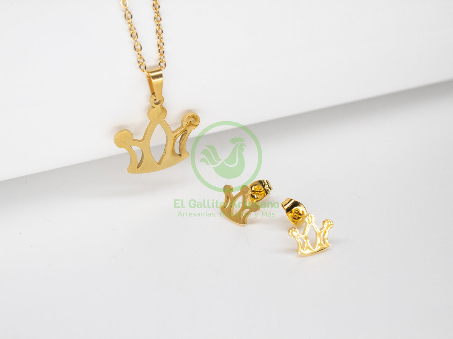 Collar Acero #25 - Corona Rey