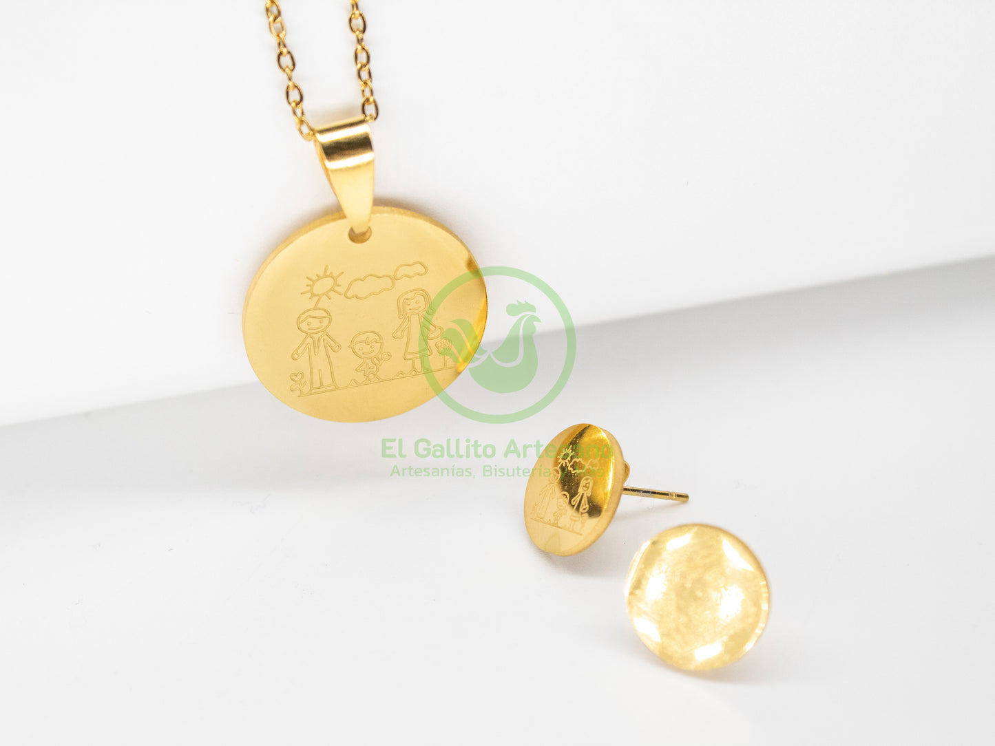 Collar Acero #32 - Familia Feliz