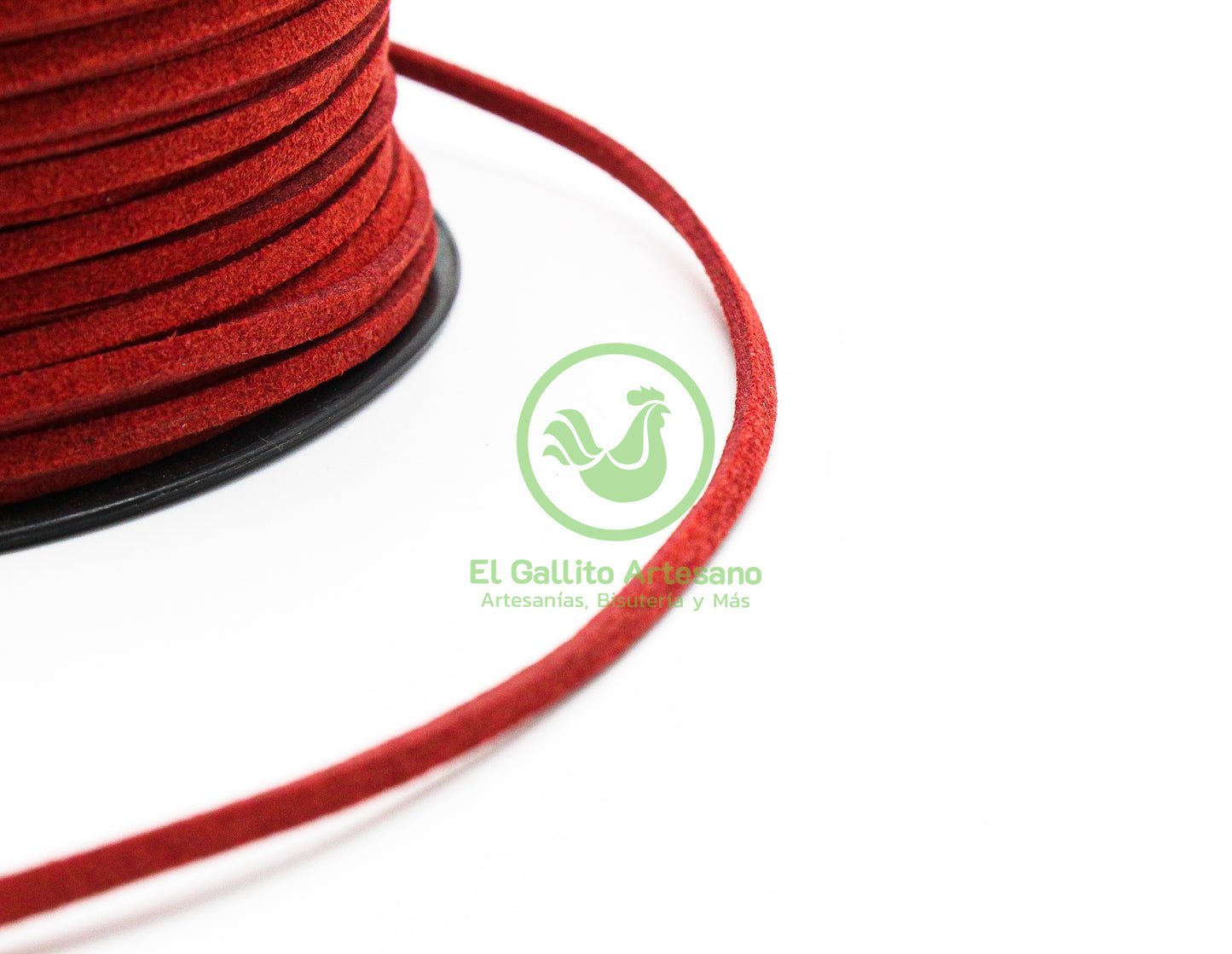 Imitación Gamuza - Rojo (Carrete)