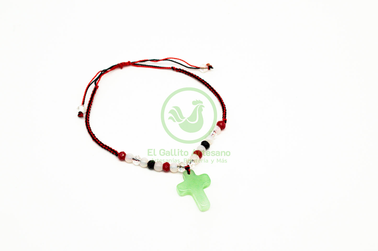 Pulsera Cruz Jade