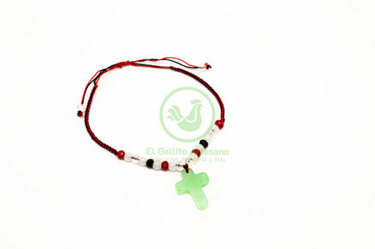 Pulsera Cruz Jade