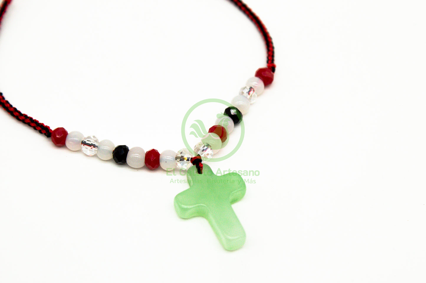 Pulsera Cruz Jade
