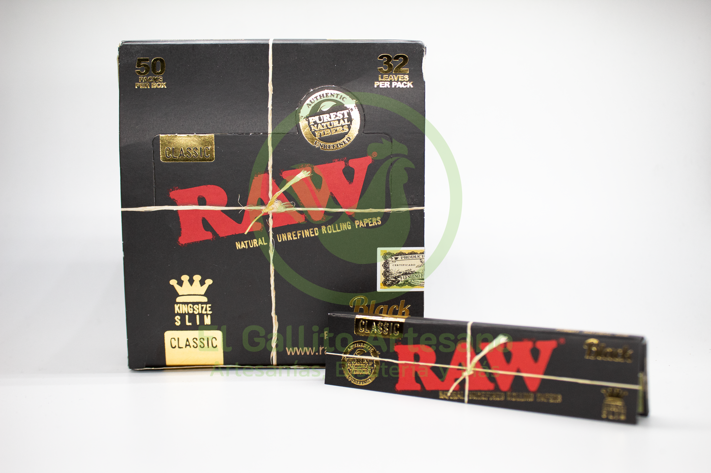 RAW King Slim Black