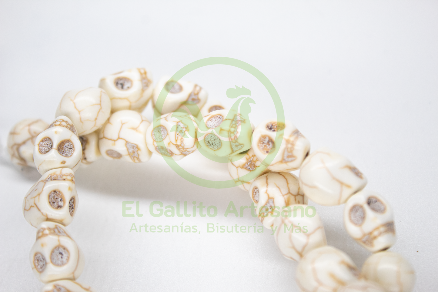 Turquesa Calavera 10x13mm