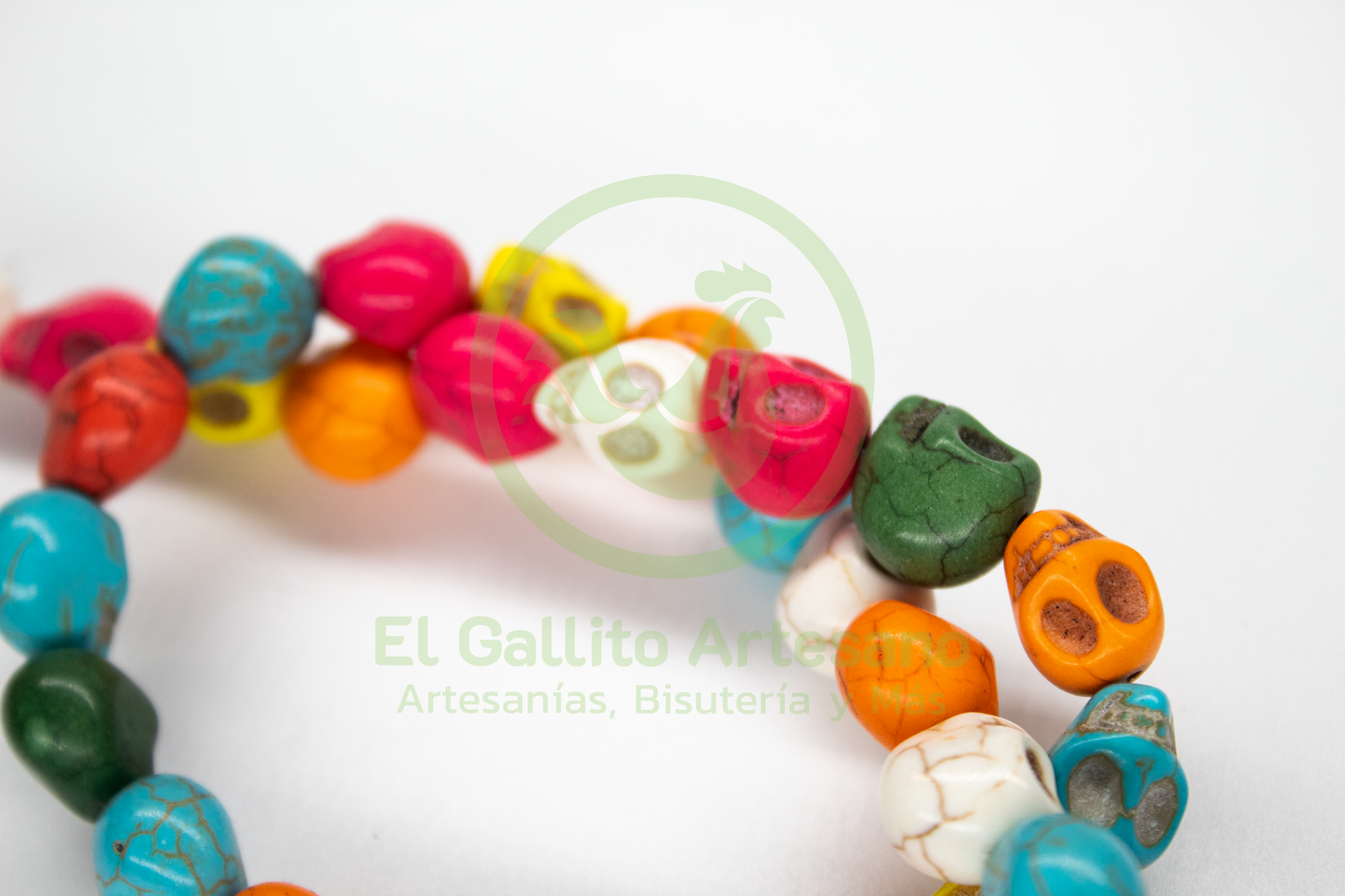 Turquesa Calavera 10x13mm