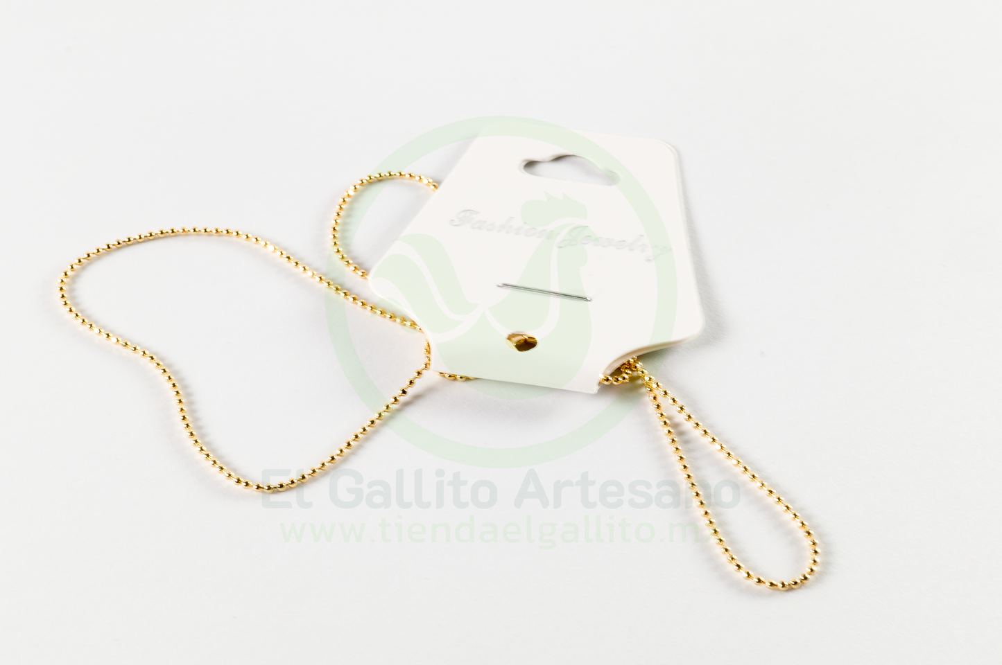 Cadena ARM | Militar 1.2mm Bolita 45cm