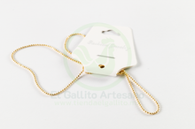 Cargar imagen en el visor de la galería, Cadena ARM | Militar 1.2mm Bolita 45cm
