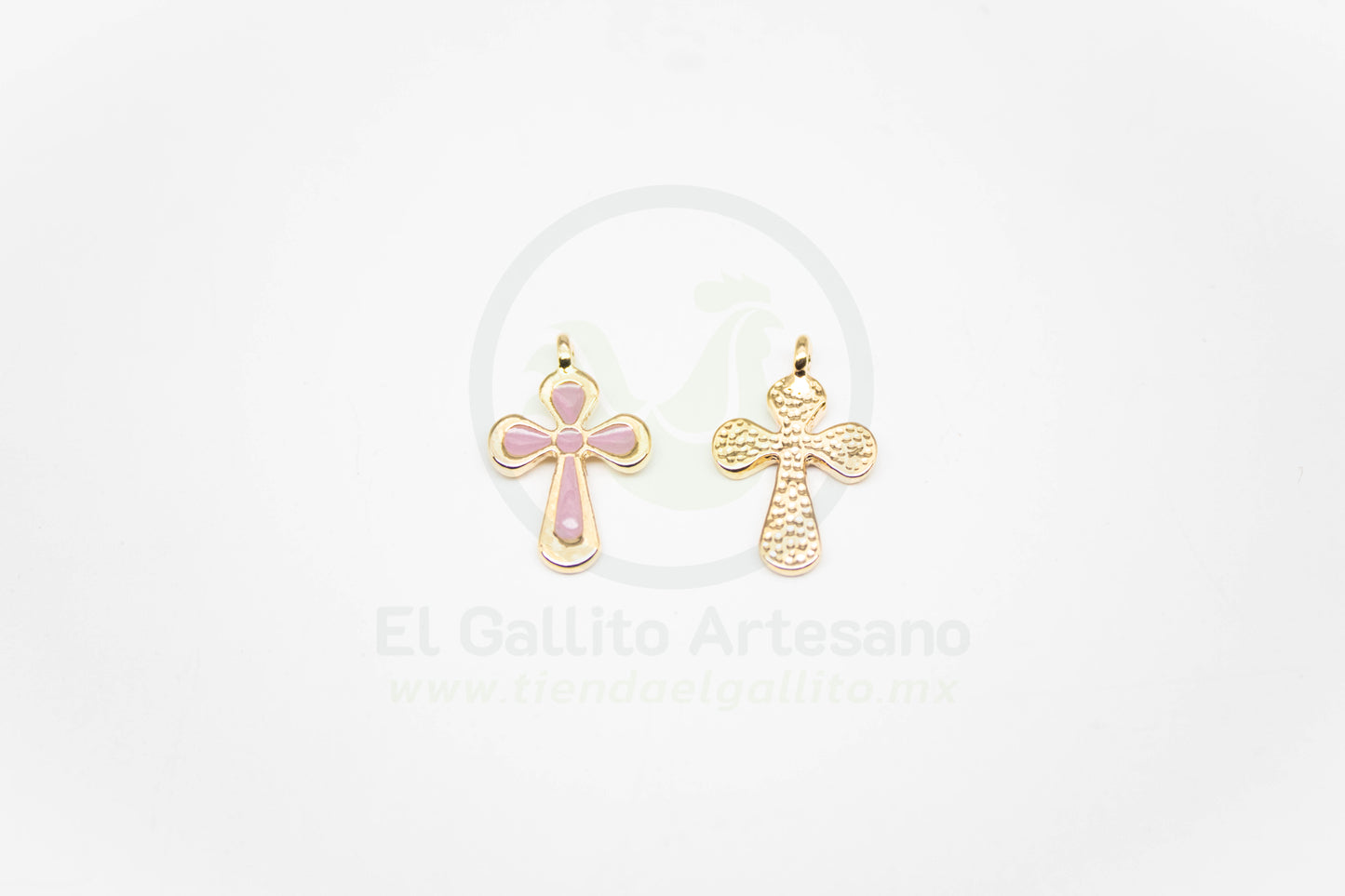 #491 Chapa de Oro - Cruz Colores (NUEVO) (PIEZA)
