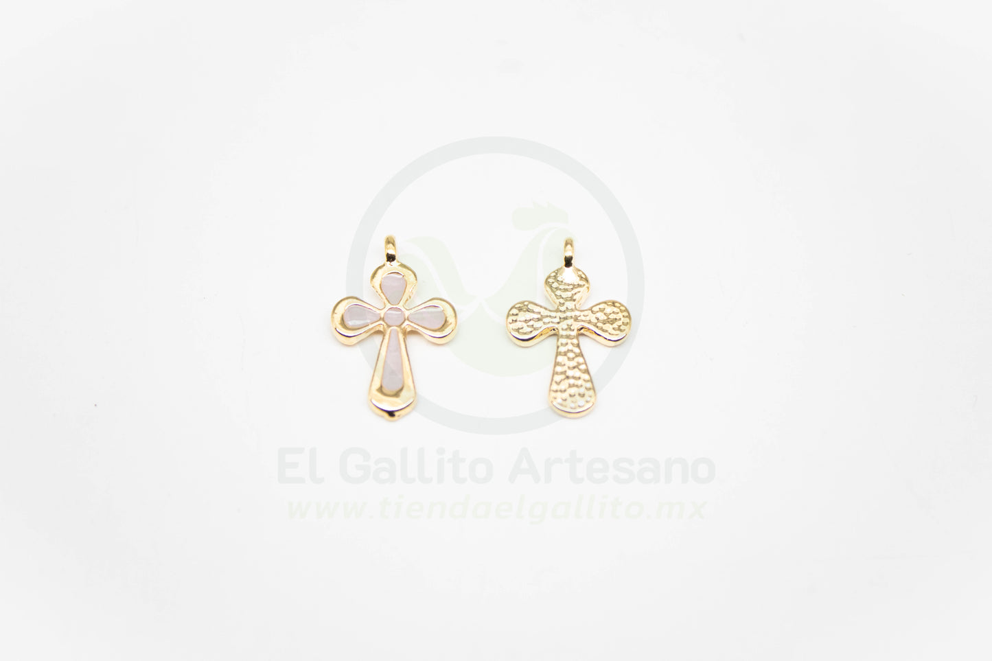 #491 Chapa de Oro - Cruz Colores (NUEVO) (PIEZA)