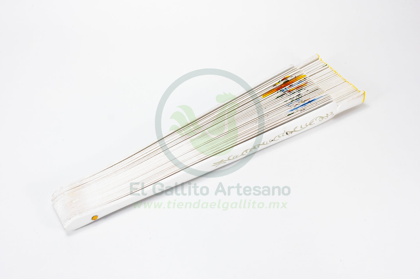 Abanico - Madera Pintado 2 Lado