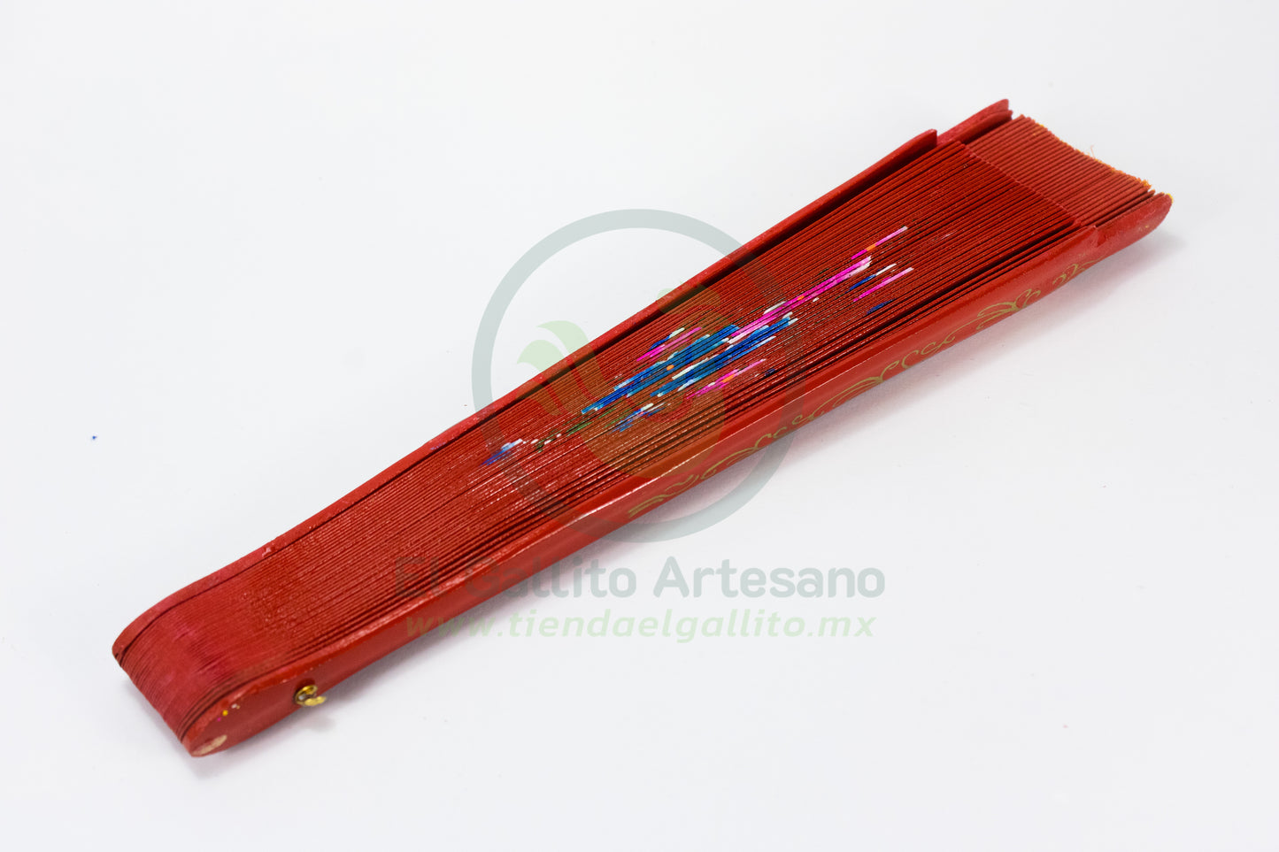 Abanico - Madera Pintado 2 Lado