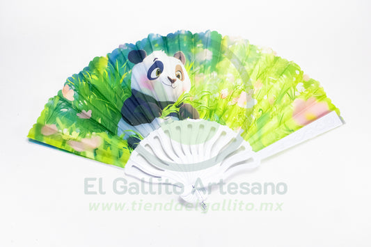 Abanico #21 | Panda Bambú