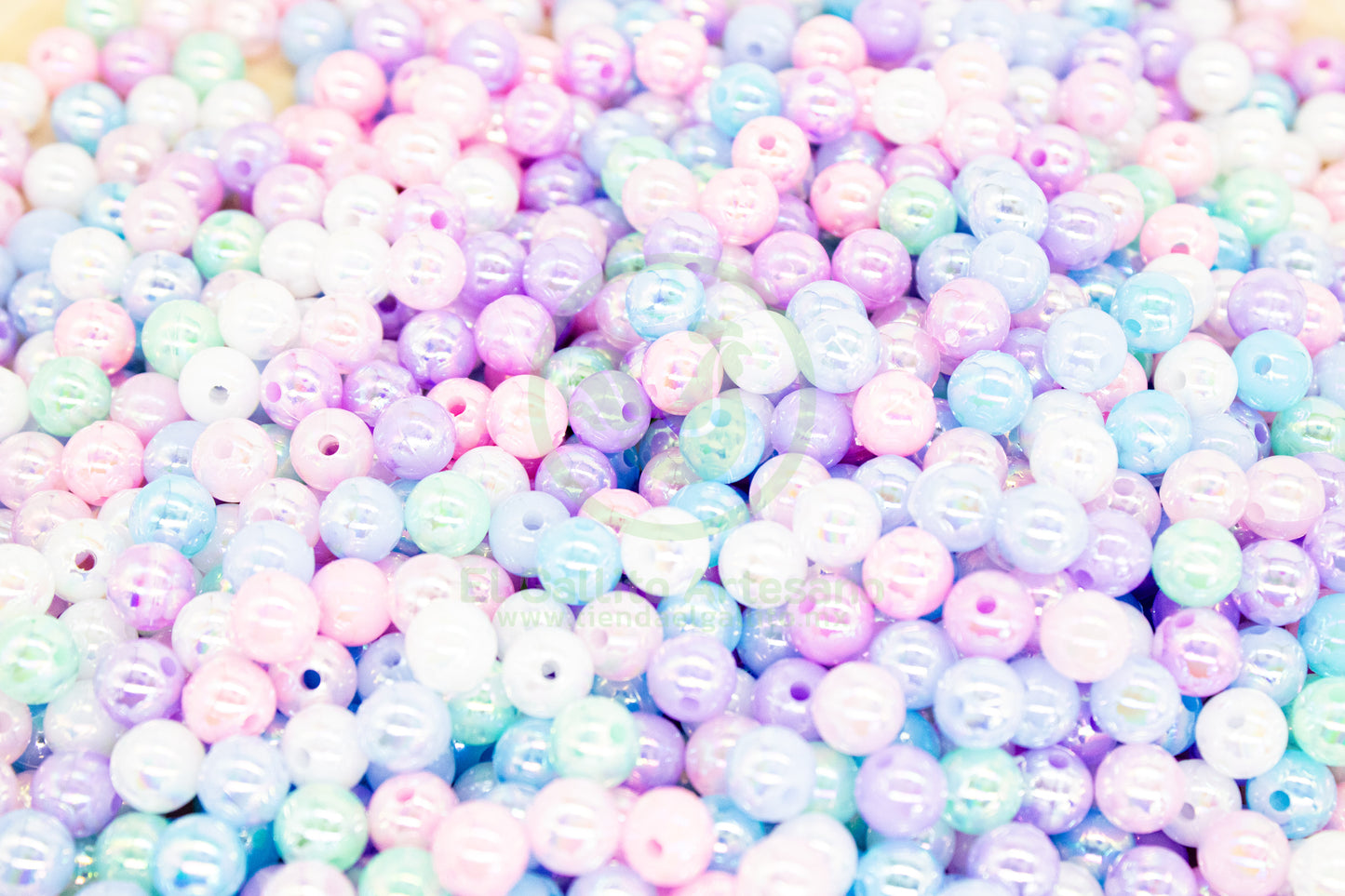 Acr #193G Bola 8mm | Multicolor Pastel AB