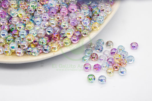 Acr #205G Bola 8mm | Punteado Multicolor
