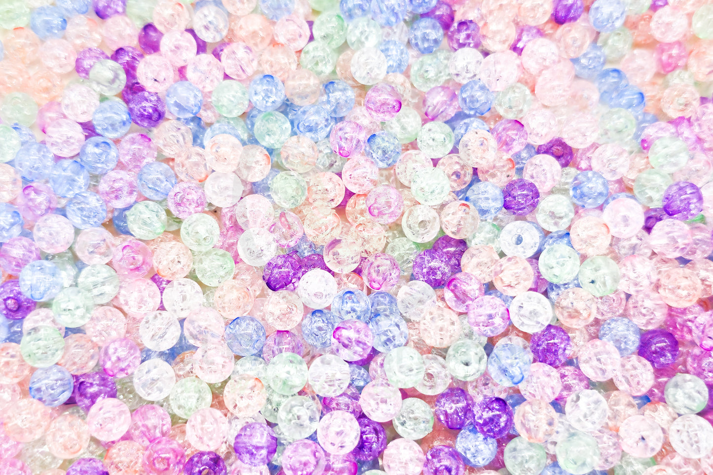 Acr #213 Bola 8mm | Craquelada Multicolor