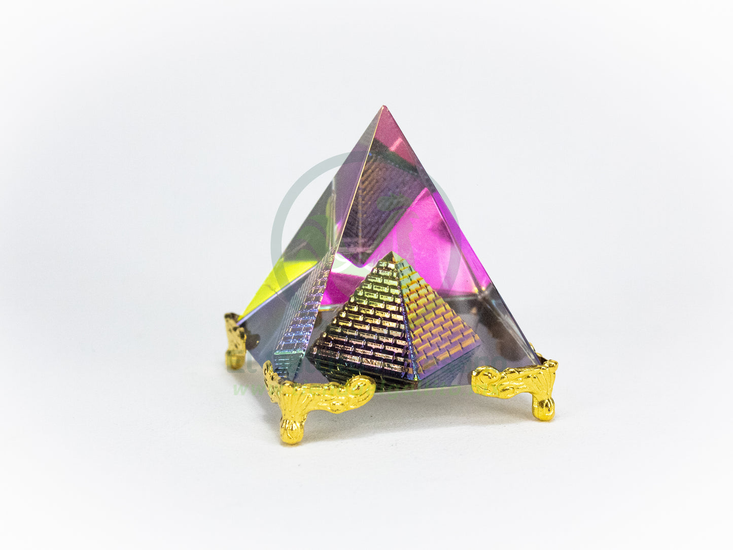 Adorno Cristal 25-1 #3 | Piramide Arcoiris