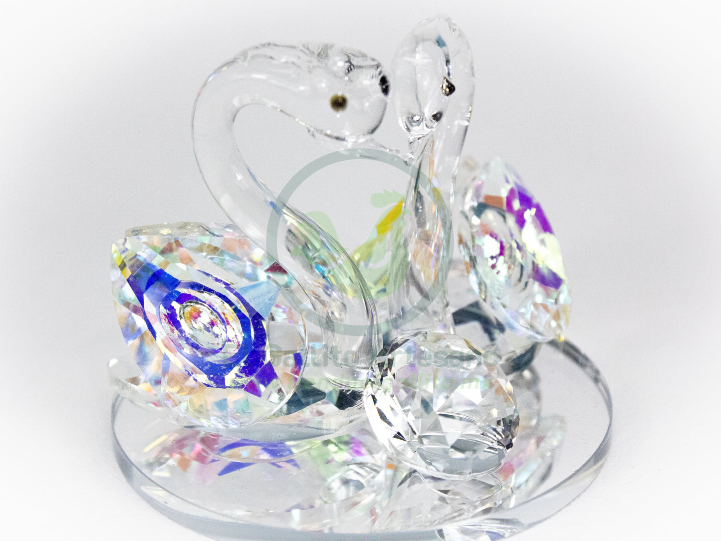 Adorno Cristal 25-1 #5 | Cisne Arcoiris