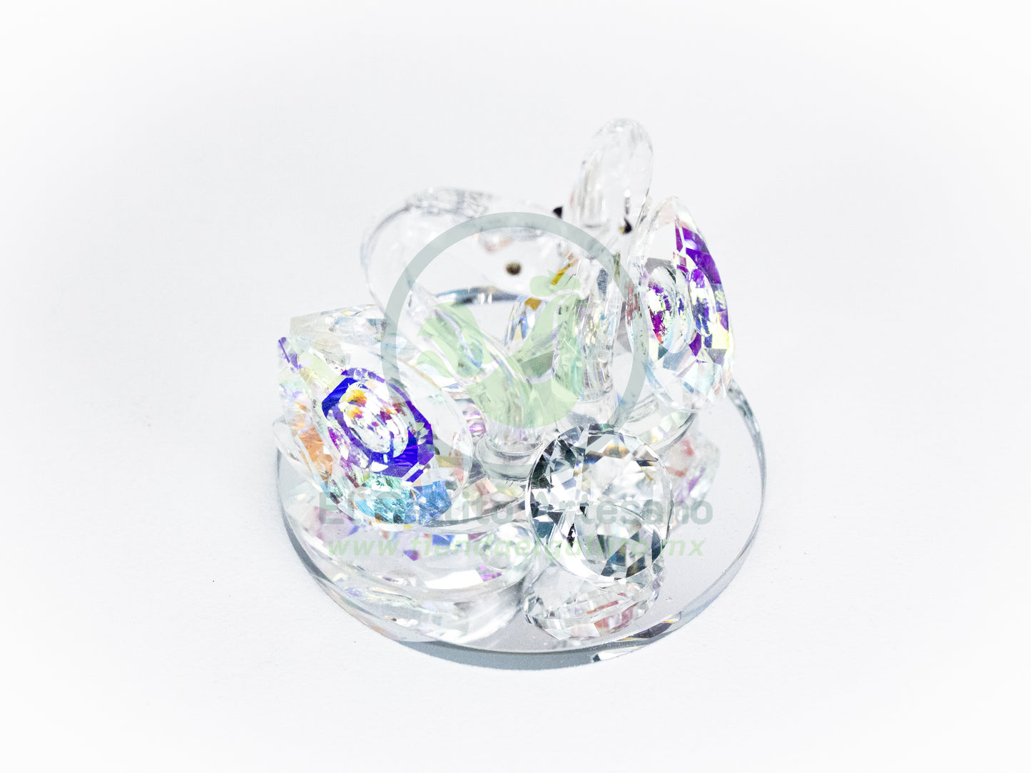 Adorno Cristal 25-1 #5 | Cisne Arcoiris