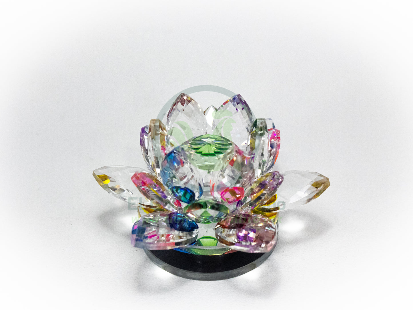 Adorno Cristal 25-1 #6 | Flor de Loto Arcoiris