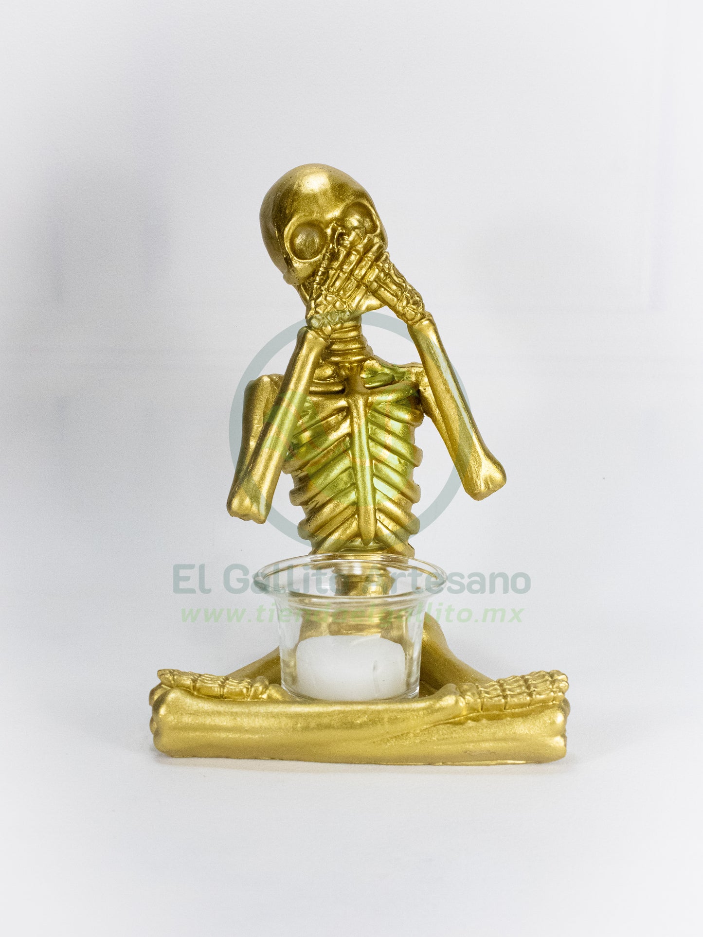 Adorno Vela 25-1 #2 | Esqueleto No Hablo