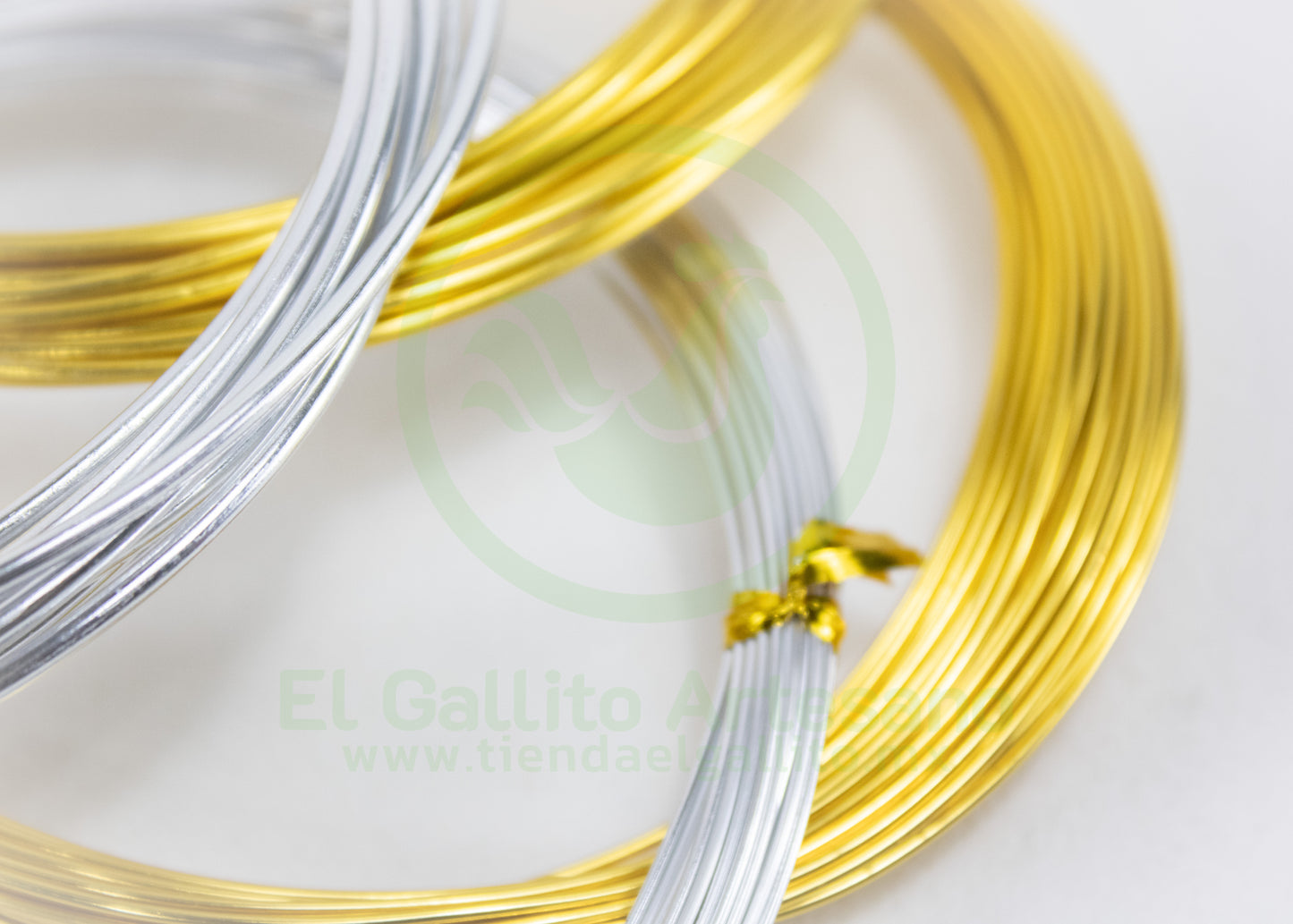 Alambre Aluminio 1.5mm| Dorado
